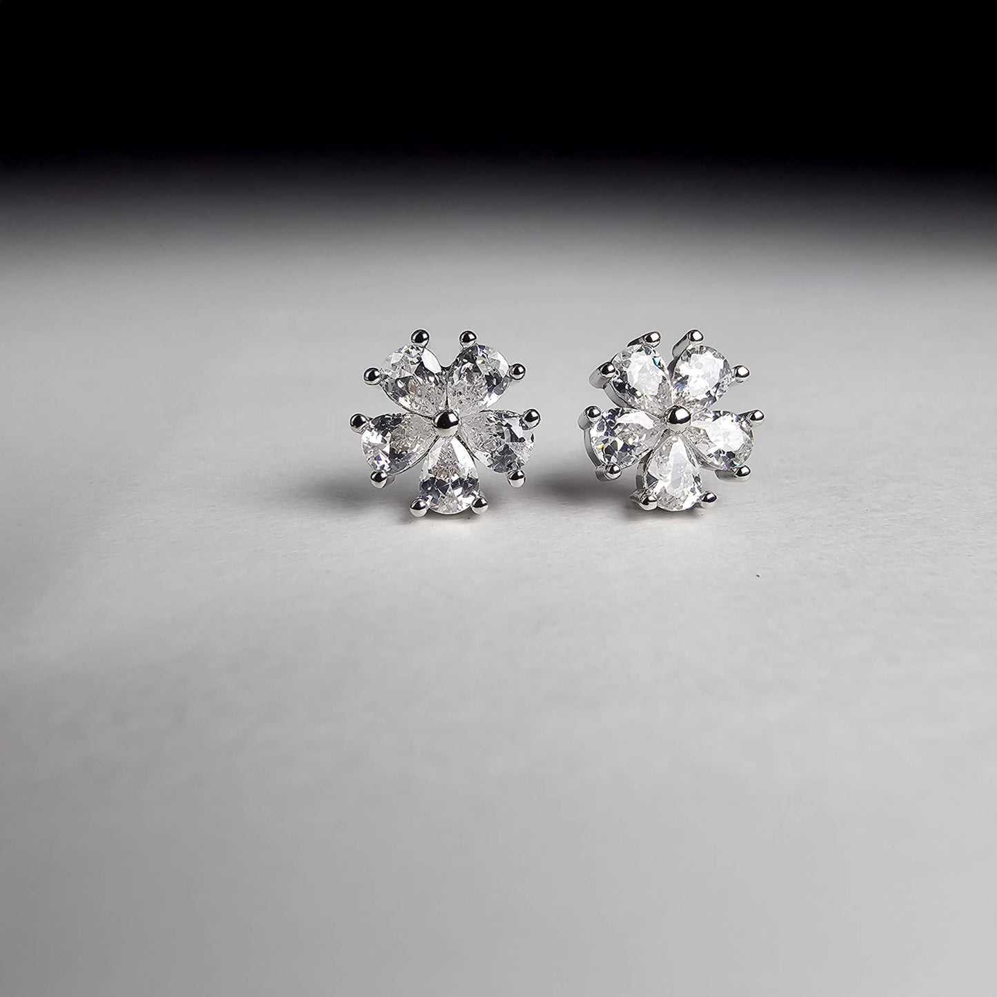 Elegance Floral Stud Earrings