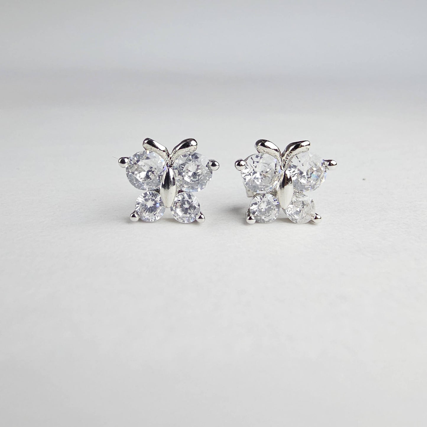 The Radiant Butterfly Stud Earrings