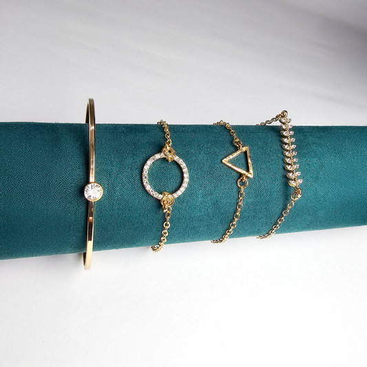 The Minimalist Charm Bracelet Set - Aagrah Jewels™