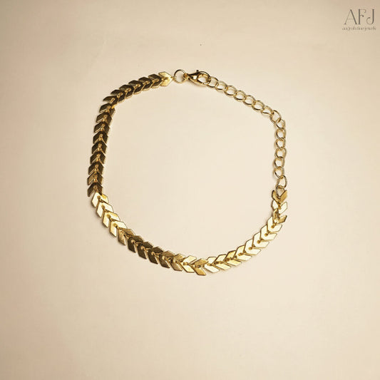 Gold-Plated Elegant Bracelet Set (Pack of 5)
