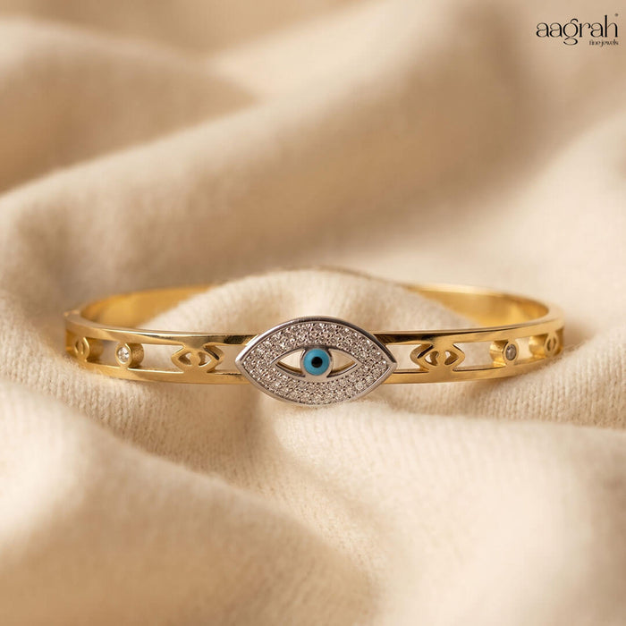 The Glimmering Evil Eye Bangle