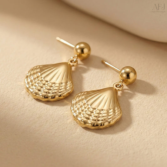 The Ocean Whisper Shell Earrings