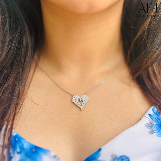 The Celestial Heart Pendant Necklace