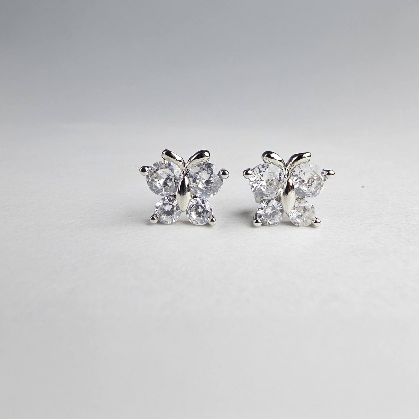 The Radiant Butterfly Stud Earrings