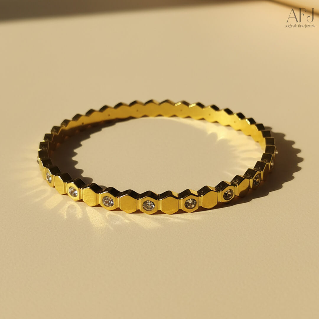 The Geo Hex Bangle