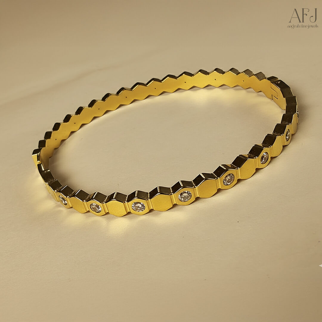 The Geo Hex Bangle