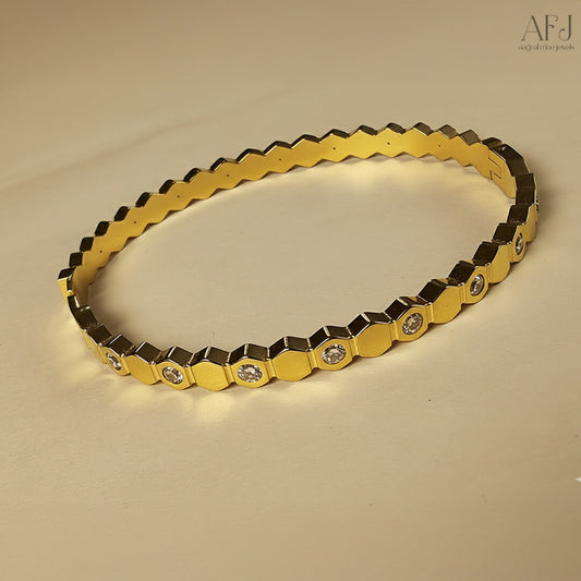 The Geo Hex Bangle