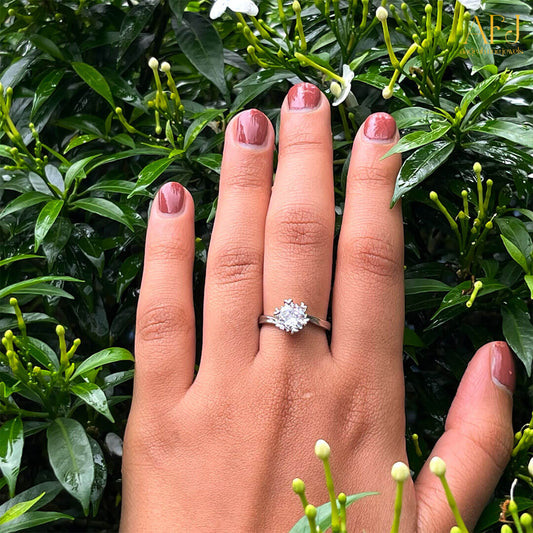 Elara Spark Solitaire Ring