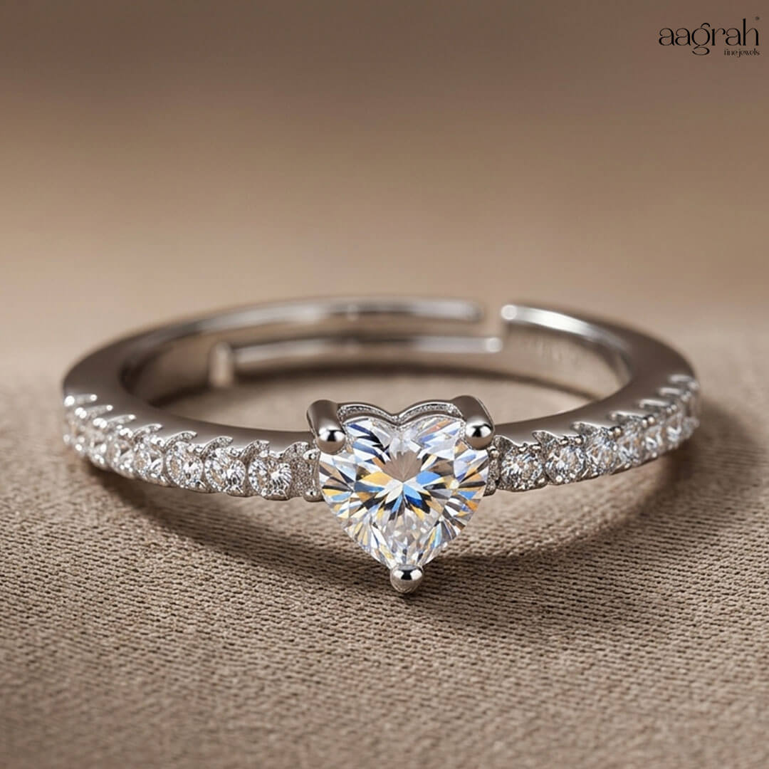 The Eternal Heart Adjustable Ring