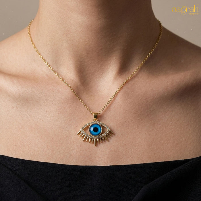 The Radiant Evil Eye Pendant Necklace
