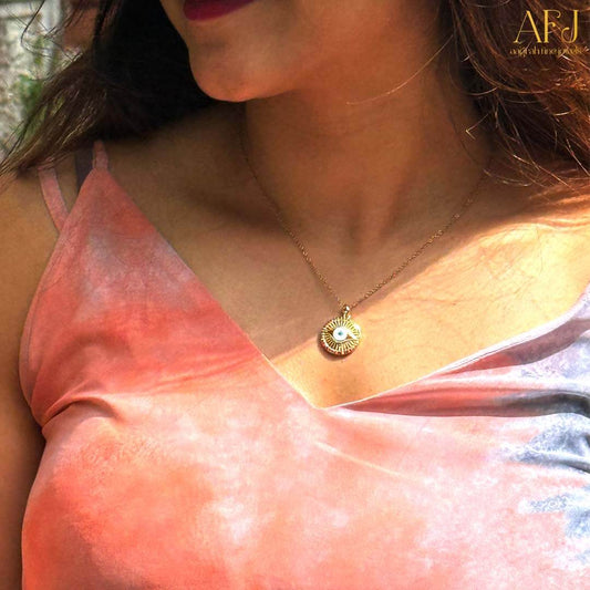 The Aura Evil Eye Pendant Necklace
