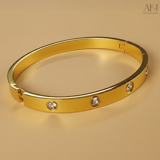 The Glimmering Aura Bangle
