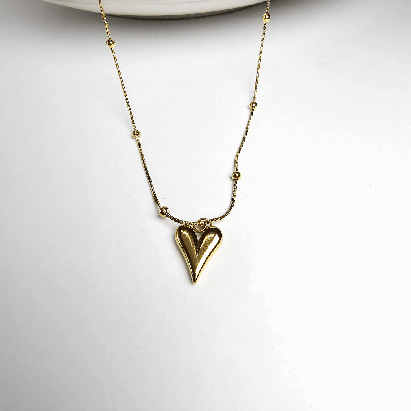 The Timeless Heart Stainless Steel Pendant - Aagrah Jewels™