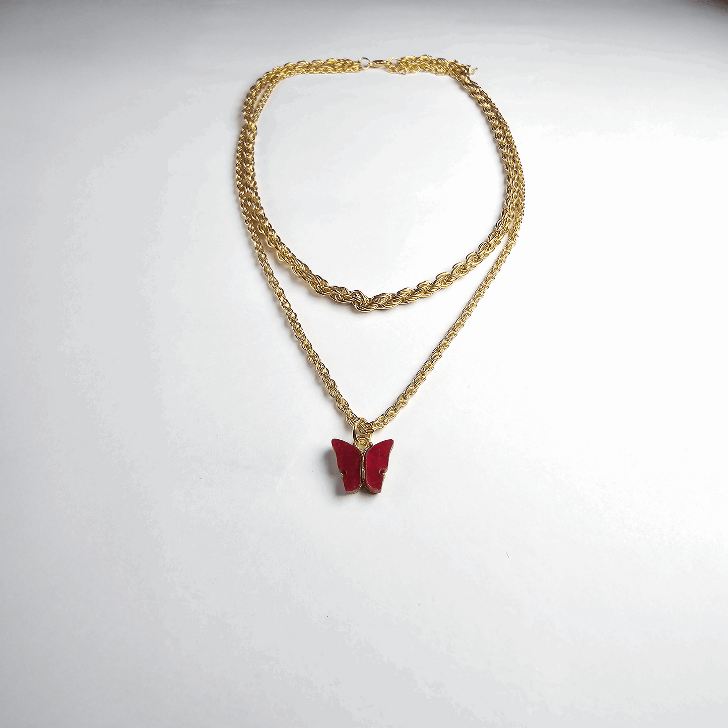 The Scarlet Butterfly Pendant - Aagrah Jewels™