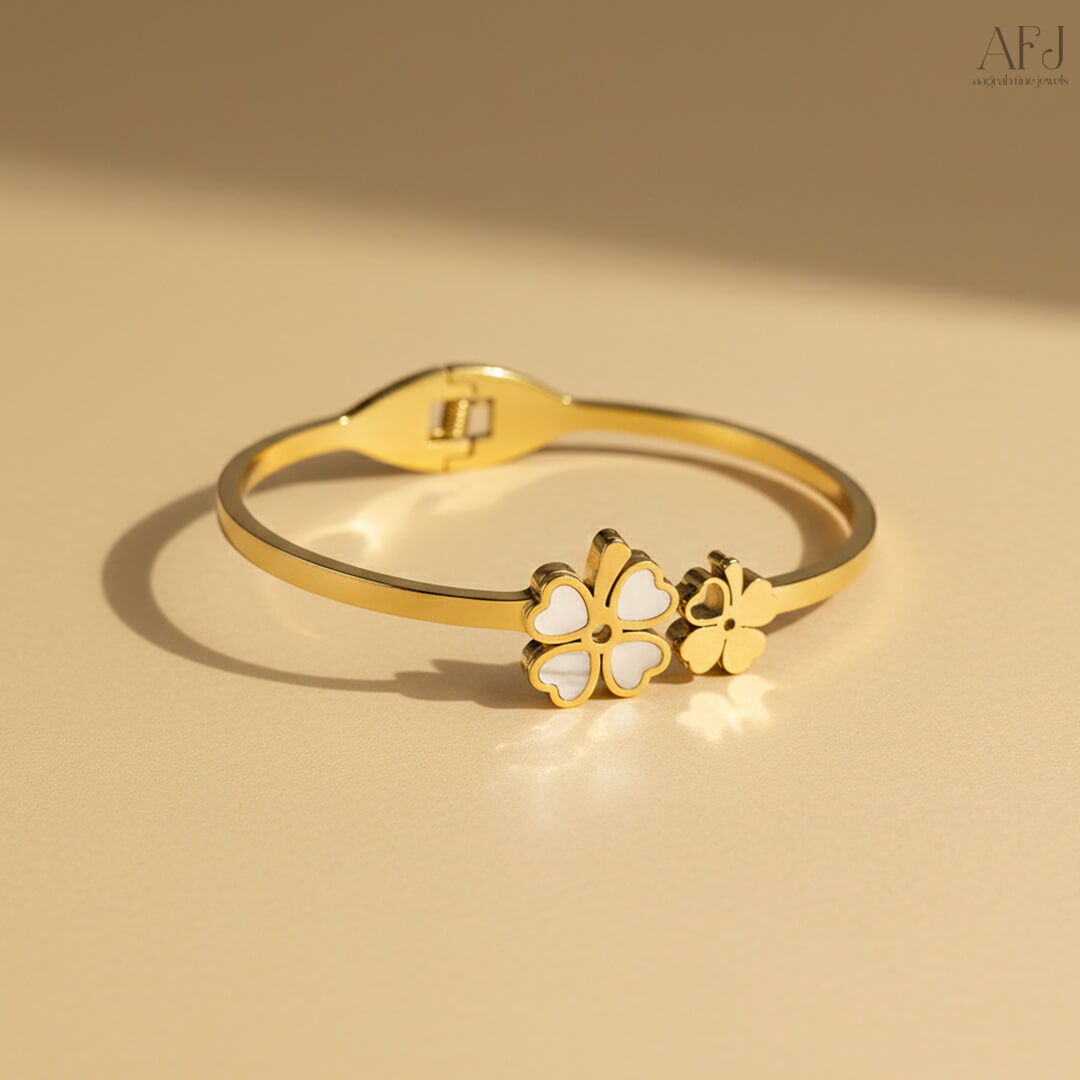 The Dual Floral Clover Bracelet