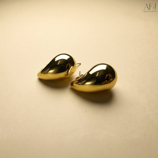 The Luxe Glossy Dome Drop Earrings