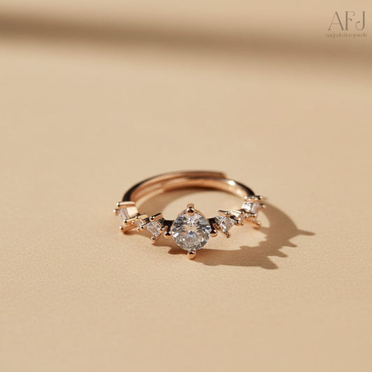 Blush Bloom Korean Ring