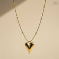 The Timeless Heart Stainless Steel Pendant Necklace