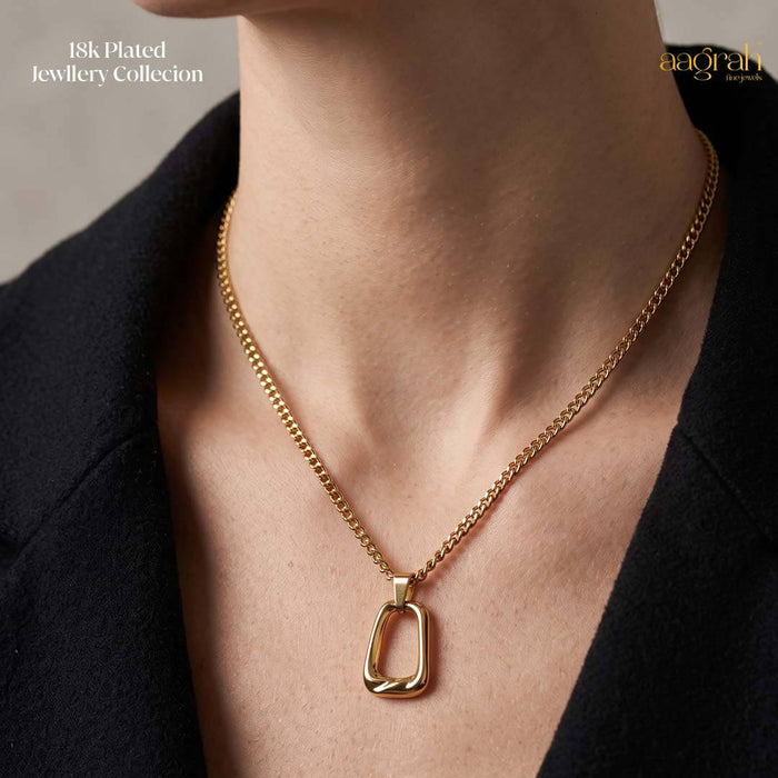 The Modern Frame Necklace