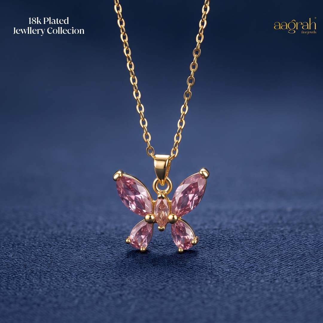 The Blush Butterfly Necklace
