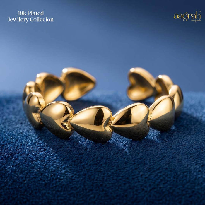 The Forever Hearts Adjustable Ring
