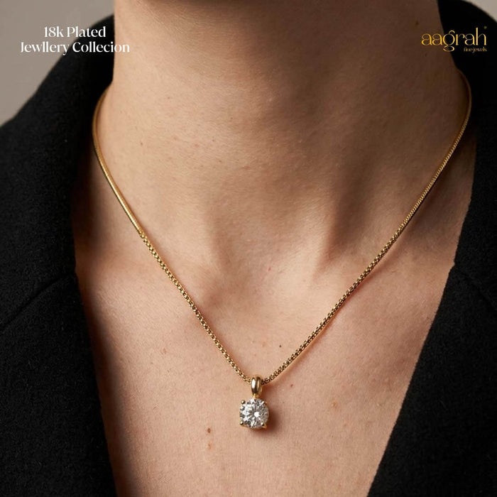 The Celestial Solitaire Necklace