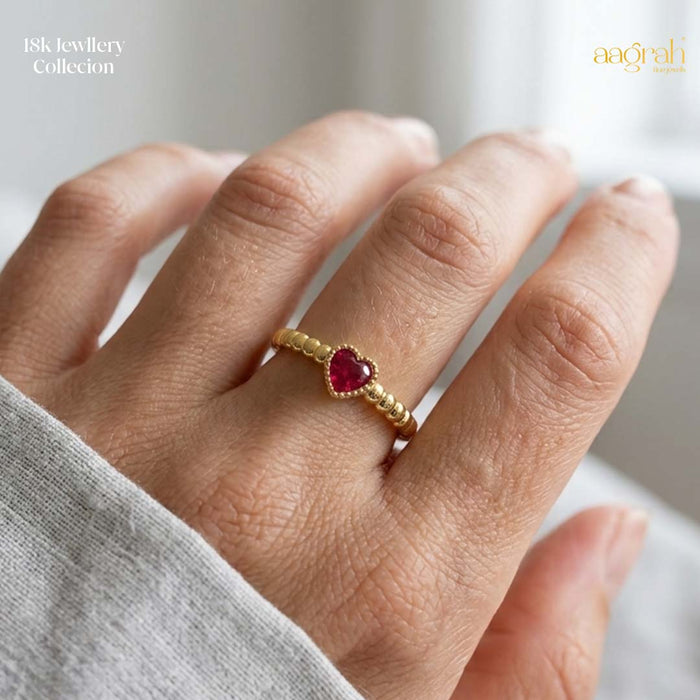 The Scarlet Heart Adjustable Ring