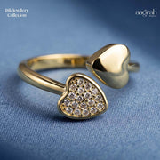 The Lumière Duo Heart Ring