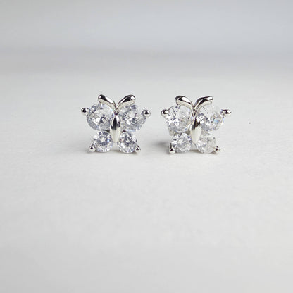 The Radiant Butterfly Stud Earrings