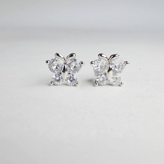 The Radiant Butterfly Stud Earrings