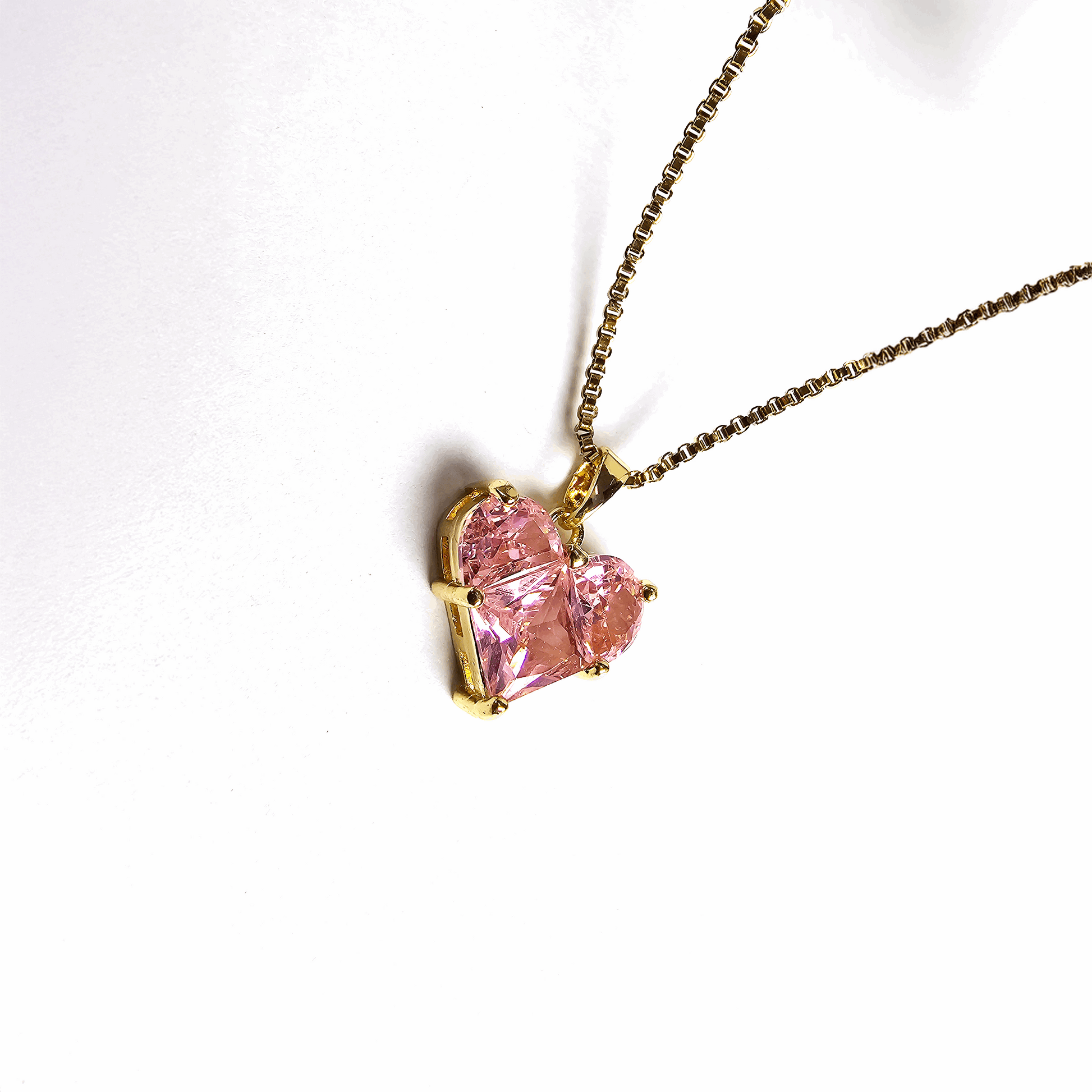 The Blush Heart Gold Pendant - Aagrah Jewels™
