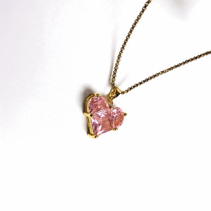 The Blush Heart Gold Pendant - Aagrah Jewels™