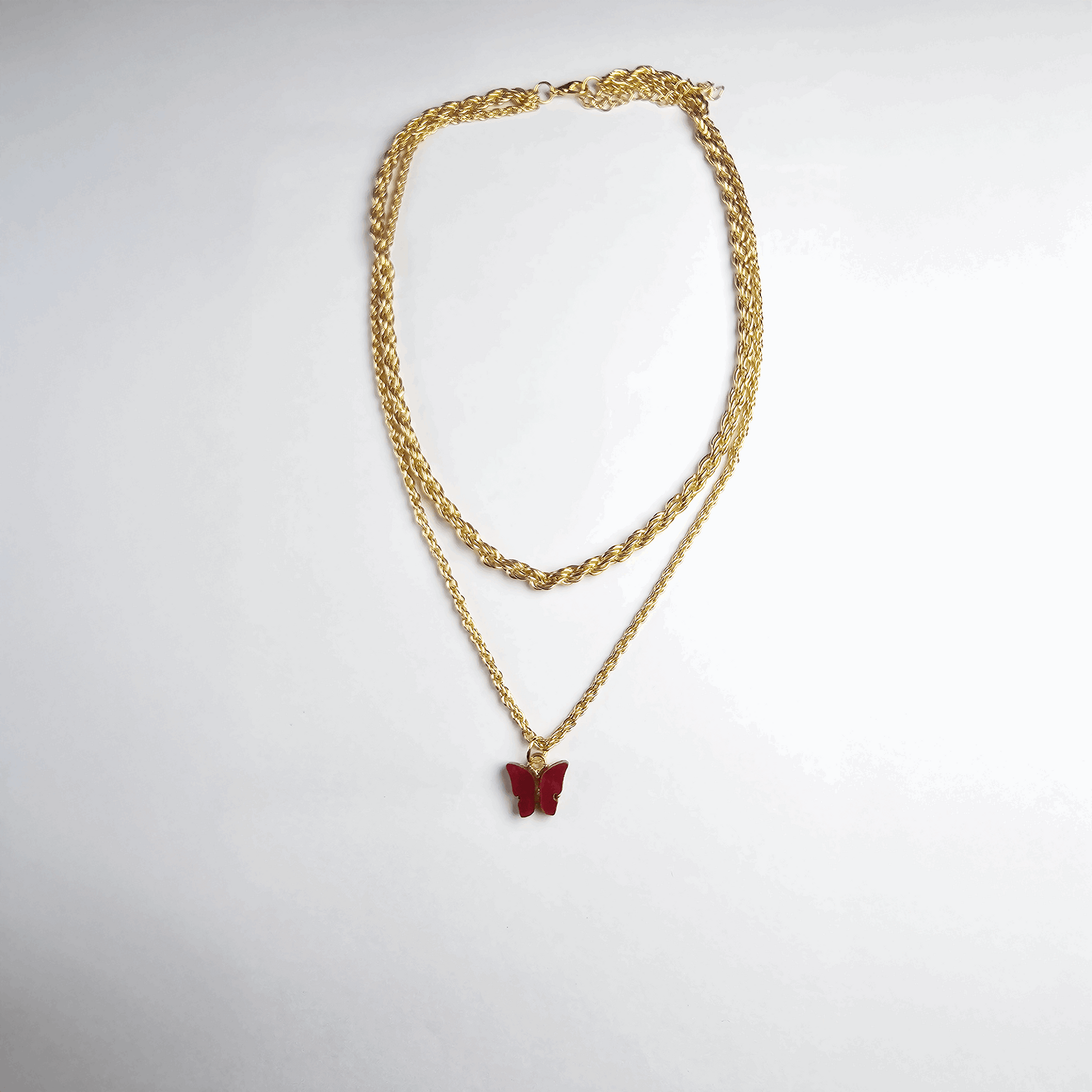 The Scarlet Butterfly Pendant - Aagrah Jewels™