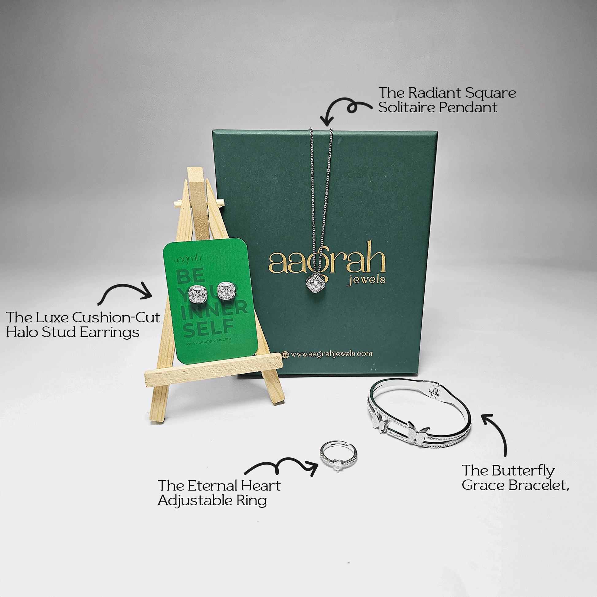 The Luxe Radiance Jewellery Combo - Aagrah Jewels™