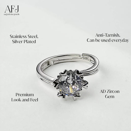 Elara Spark Solitaire Ring