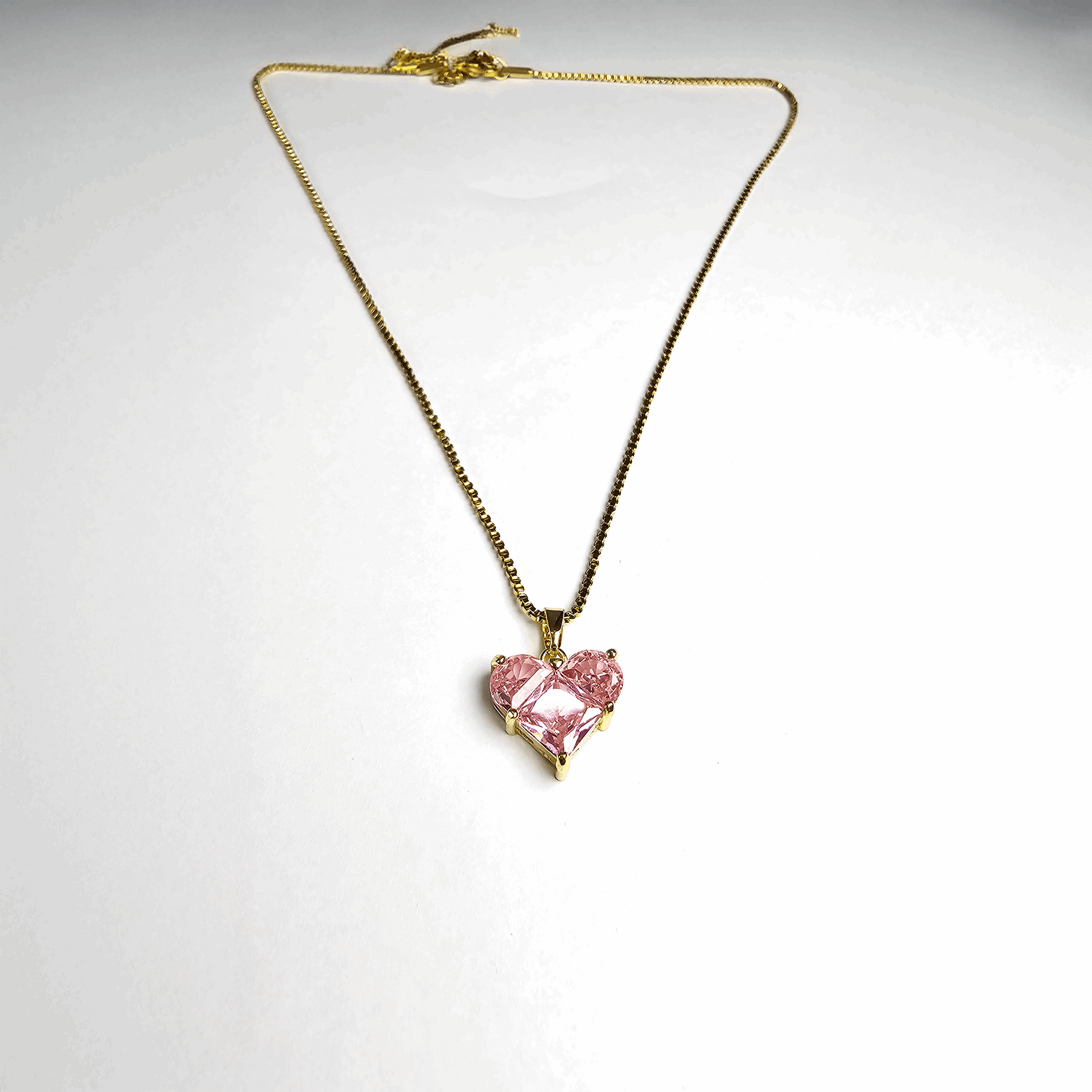 The Blush Heart Gold Pendant - Aagrah Jewels™