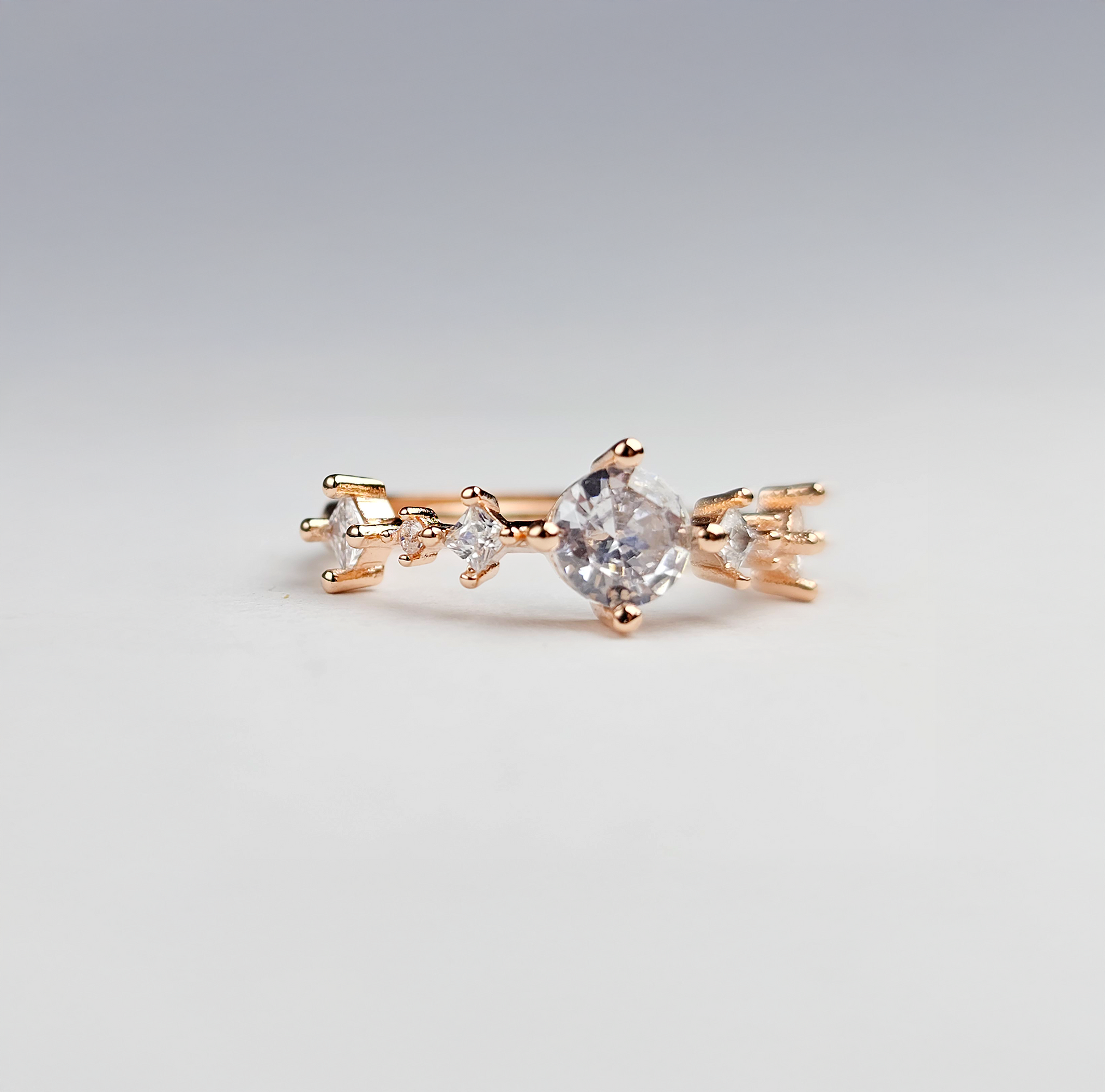 Blush Bloom Korean Ring - Aagrah Jewels™