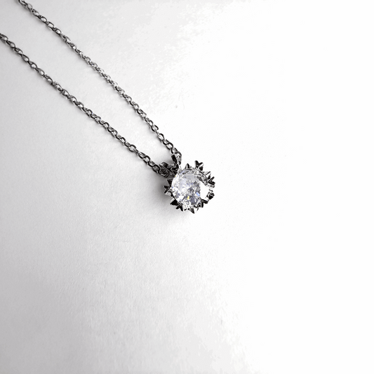 The Radiant Solitaire American Diamond Pendant - Aagrah Jewels™
