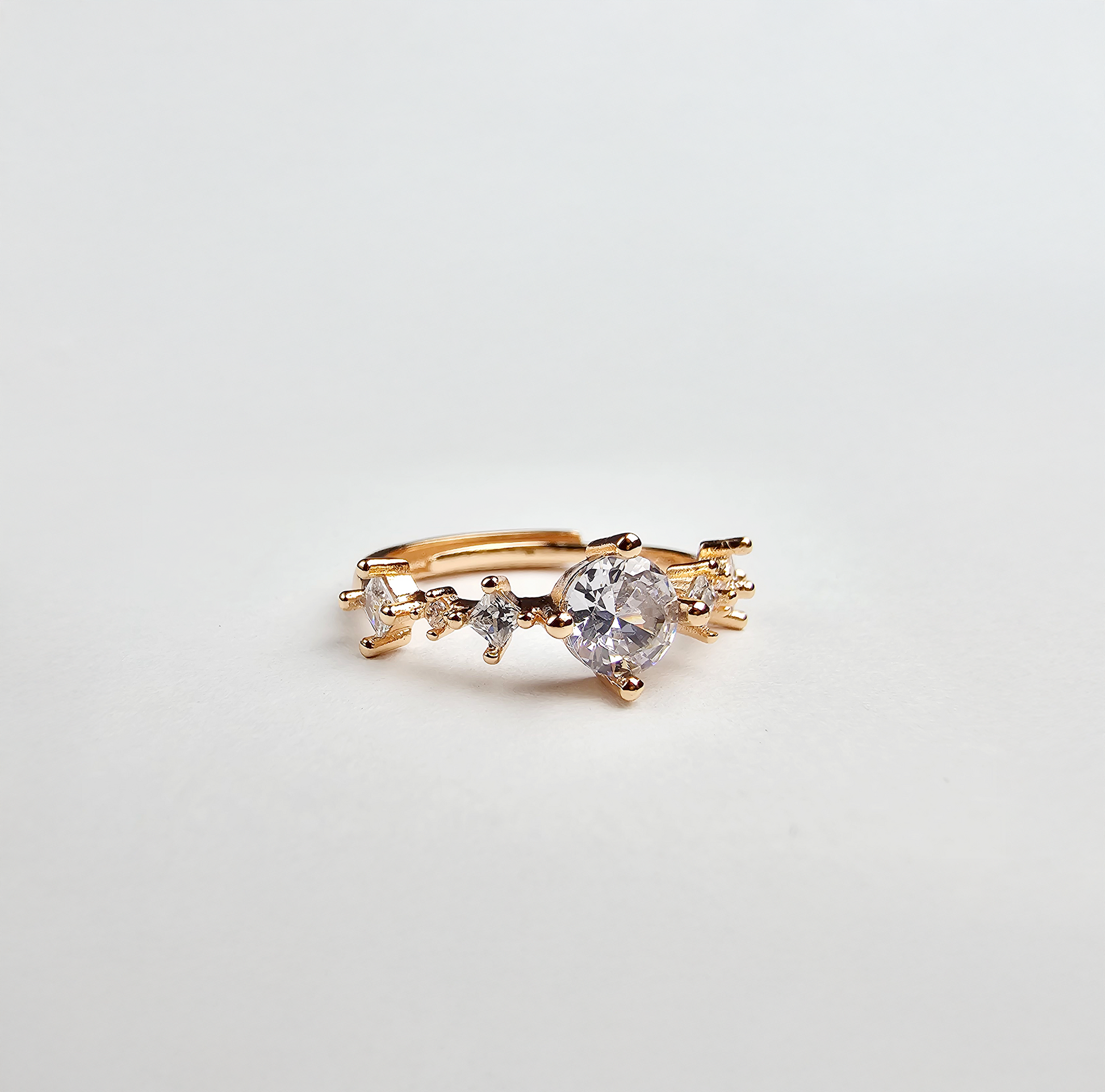 Blush Bloom Korean Ring - Aagrah Jewels™