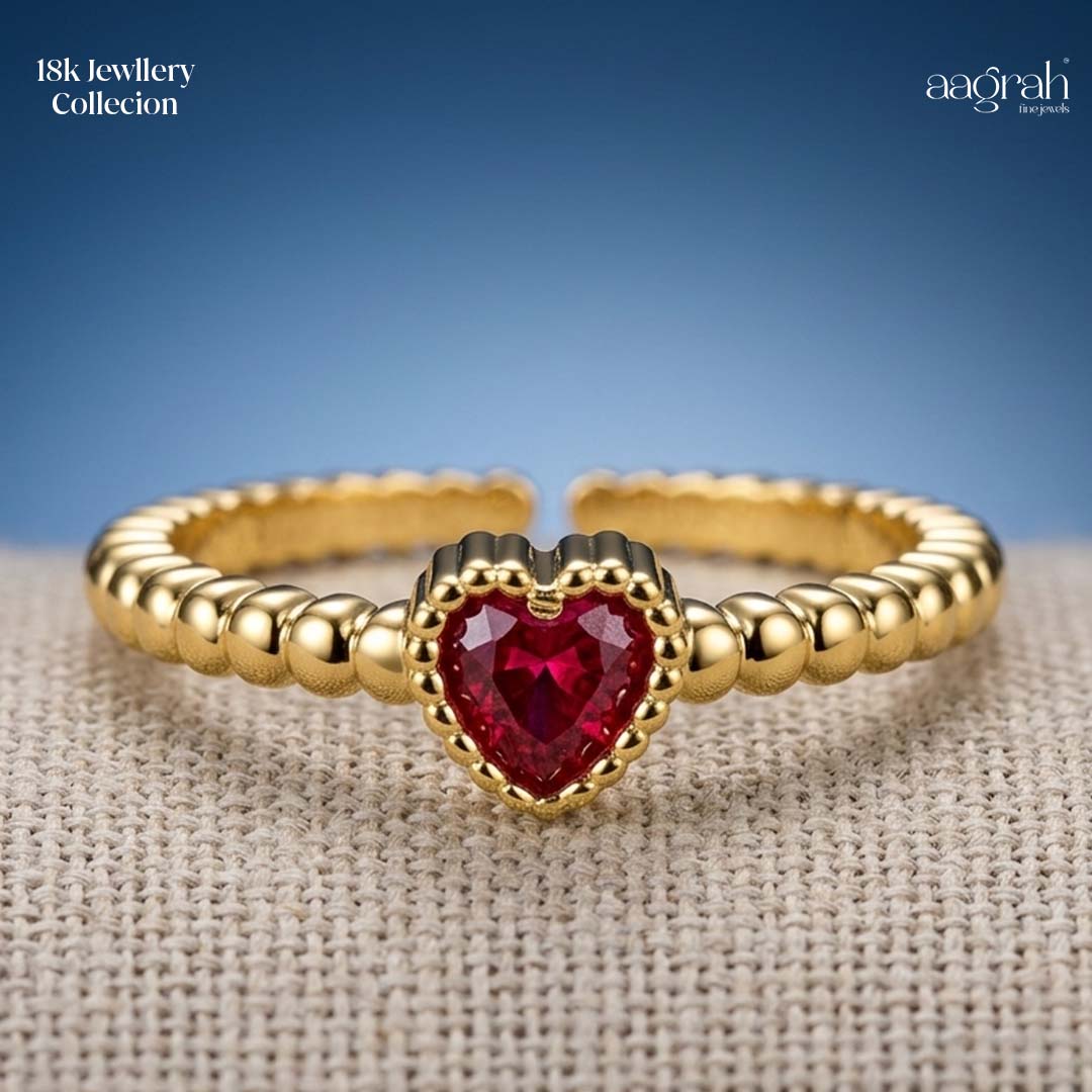The Scarlet Heart Adjustable Ring