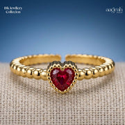The Scarlet Heart Adjustable Ring