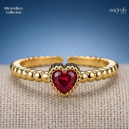 The Scarlet Heart Adjustable Ring