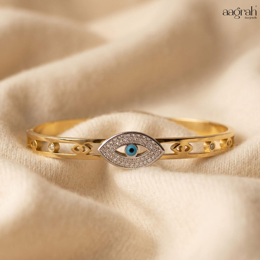 The Glimmering Evil Eye Bangle