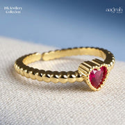 The Scarlet Heart Adjustable Ring