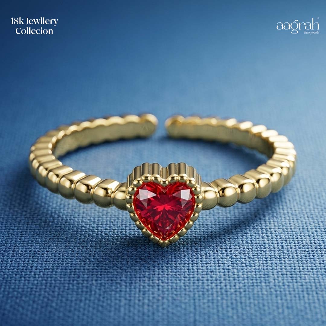 The Scarlet Heart Adjustable Ring