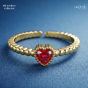The Scarlet Heart Adjustable Ring