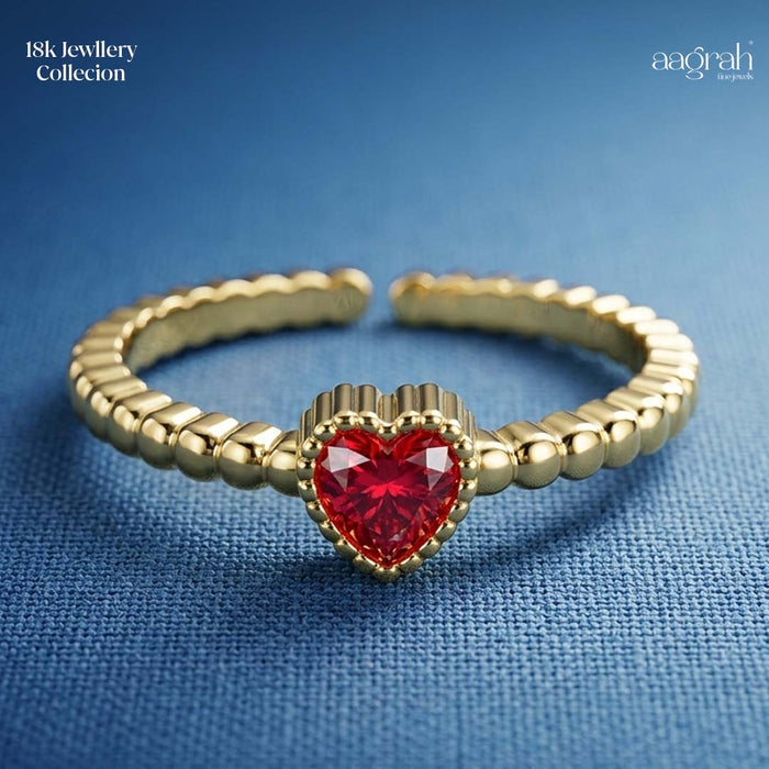The Scarlet Heart Adjustable Ring