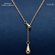 The Luna Drop Lariat Necklace