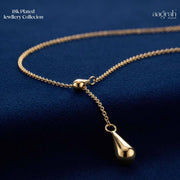 The Luna Drop Lariat Necklace
