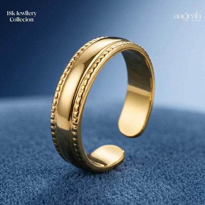 The Aurelia Beaded Adjustable Ring